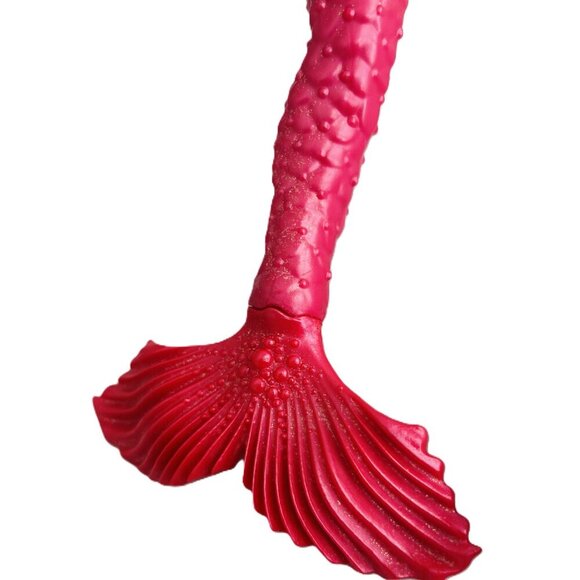 Beautiful Mermaid Mattel BARBIE 2011 Color Change Hair Fucsia Pink Tail 12" - Picture 2 of 4